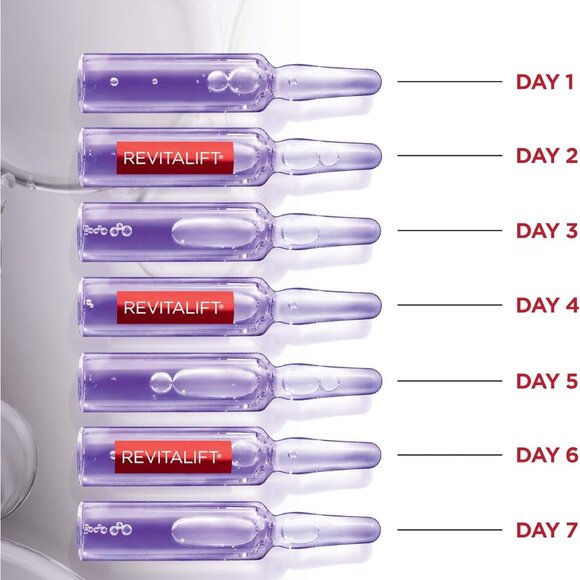 3 BOXES OF L'Oreal Paris 7 Day Revitalift Derm Intensives Hyaluronic Acid Serum - Picture 5 of 7